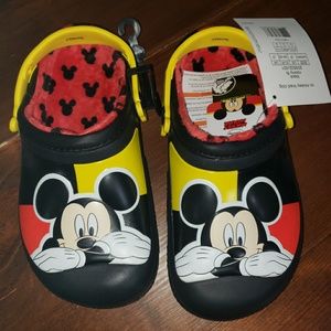 Brand New Mickey Mouse Crocs J3 Juniors
